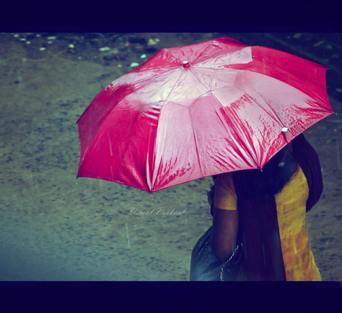 pink red people abstract nature colors girl rain rose umbrella season cool nikon monsoon raindrops chennai climate vimal 55300mm d3100