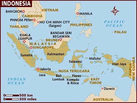 Indonesia map photo