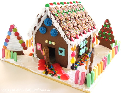 Exclusively Food: Gingerbread House Recipe