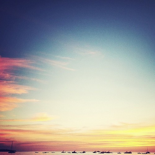 sunset sky beach clouds square boats costarica silhouettes squareformat tamarindo normal cloudporn tinyhorizon iphoneography instagramapp uploaded:by=instagram foursquare:venue=4c3e409d0e0d0f47d74e157f