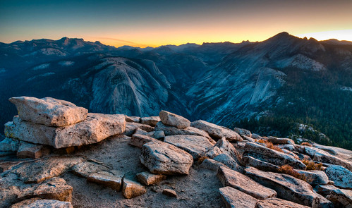 california ca nature sunrise landscape outdoors rocks hiking backpacking halfdome yosemitenationalpark