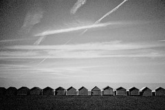 Summer 2011: These huts were built to withstand storms