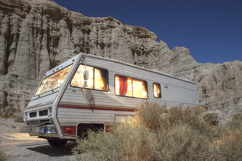 Wes's RV at Redrock Canyon State Park