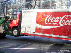 Coca-Cola delivery truck towed from Empire State Building onto Broadway
