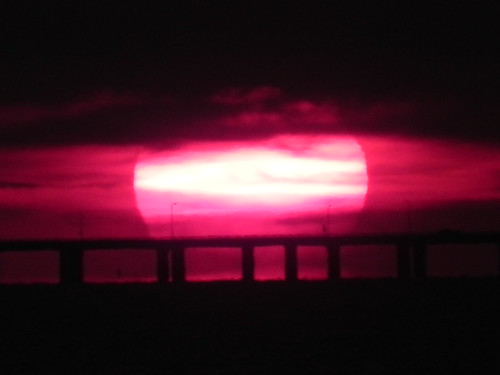 You can take photo of the sun setting over the Chesapeake Bay Bridge Tunnel from the park's shoreline