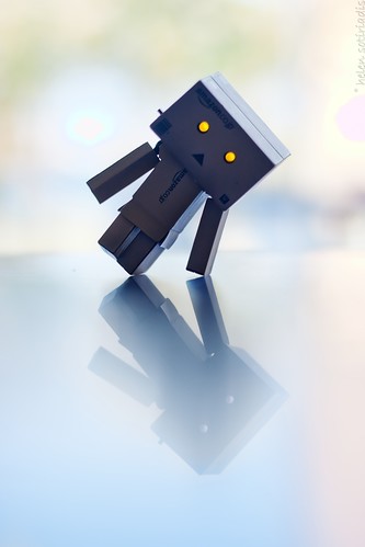macro reflection closeup canon toy doll published dof bokeh depthoffield danbo canonef50mmf14usm canoneos40d