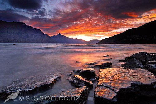 sunset newzealand sunrise photo images nz queenstown newzelandlandscape