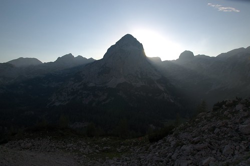 light sunset mountains alps slovenia słowenia d5000 rawtherapee