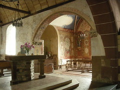 Partie sud du transept de l’église de Saint-Léonard-des-Bois