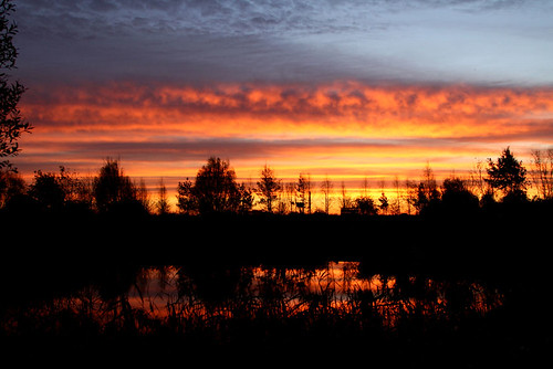autumn england sky orange weather sunrise peterborough