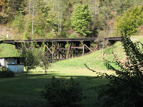 county railroad trestle horses bicycle hiking kentucky ky trails biking horseback railstotrails dawkins csx magoffin chesapeakeohio rtr rjcorman