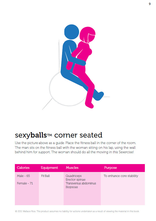 Sex and exercise positions. 