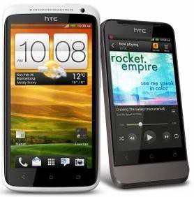 HTC One X and One V
