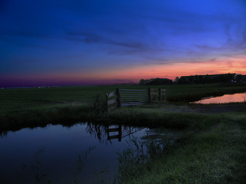 sunset holland netherlands dutch night reflections dusk nederland volendam nikonflickraward katwaude
