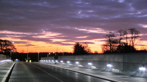 bridge trees light sunrise dawn kingmoor