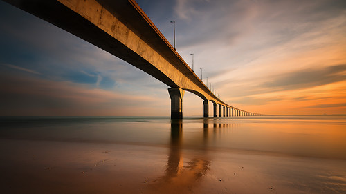 morning bridge sunset mer colors pose soleil long exposure couleurs ngc pont ré lever matin longue colorphotoaward