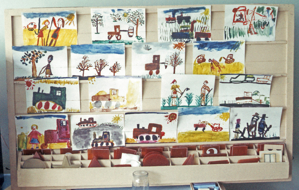 ODESSA-Kindergarten drawings, 5-27-1977