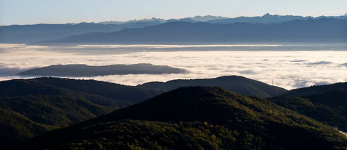 panorama france montagne alpes automne pentax paysage vercors brouillard brume vallée ardèche écrins toulaud