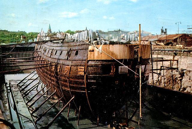Stockholm - Vasa During Reconstruction (Postcard)