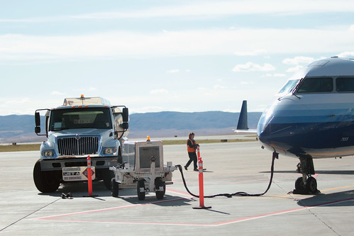sky clouds airplane airport aircraft jet ground gas crew hayden yampa refueling