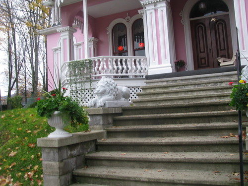 pink house ny victorian architect mansion westernnewyork wny wellsville
