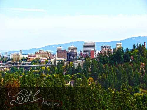 park skyline washington spokane downtown view palisades