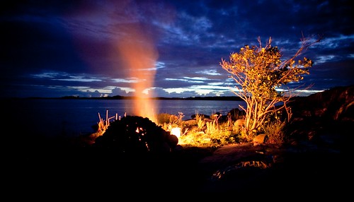 sunset night dark fire rocks sauna saunastove tentsauna canoneos5dmkii