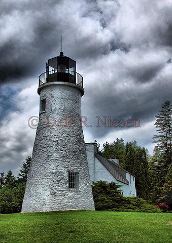 lighthouse michigan greatlakes hdr michiganlighthouse presqueislelight newpresqueislelight lighthousetrek oldnewpresqueislelight