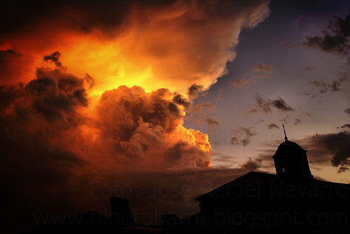 sunset españa tower church clouds atardecer spain torre iglesia nubes campanario albacete asunción tobarra