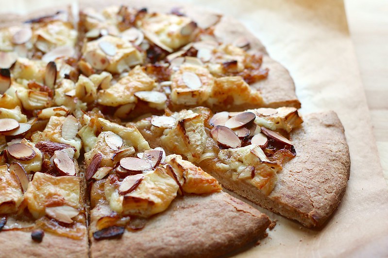 Caramelized Onion and Brie Pizza