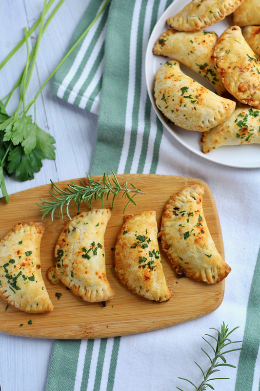 Three Cheese and Bacon Hand Pies